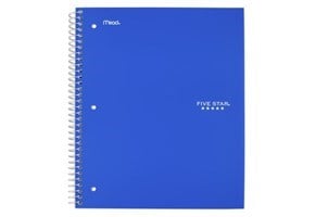 Five Star Blue Spiral Notebook